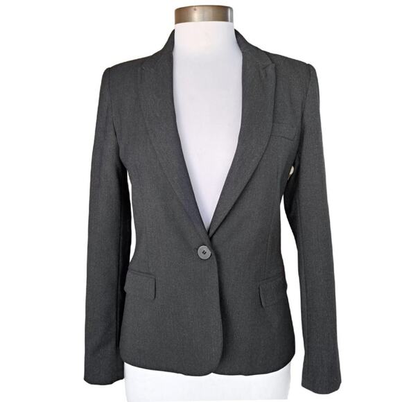 ZARA Tailored Single Breasted Blazer Jacket Black - Picture 1 of 10